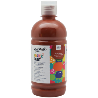 Mont Marte Kids - Poster Paint 500ml - Burnt Sienna Brown