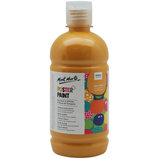 Mont Marte Kids - Poster Paint 500ml - Yellow Ochre