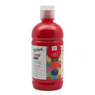 Mont Marte Kids - Poster Paint 500ml - Scarlet