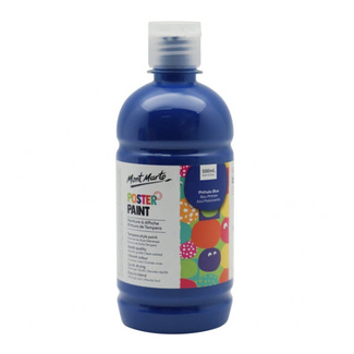 Mont Marte Kids - Poster Paint 500ml - Phthalo Blue