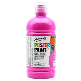 Mont Marte Kids - Fluoro Poster Paint 500ml - Fluoro Purple