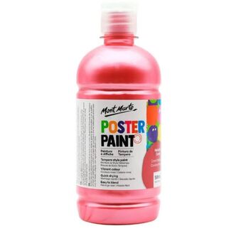 Mont Marte Kids - Metallic Poster Paint 500ml - Metallic Coral