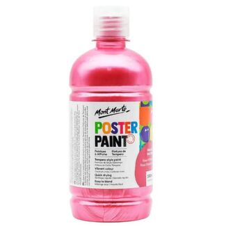 Mont Marte Kids - Metallic Poster Paint 500ml - Metallic Hot Pink