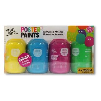 Mont Marte Kids - Poster Paint Set 4pc - Bright