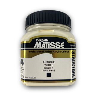 Matisse Structure Acrylic 250ml S1 - Antique White