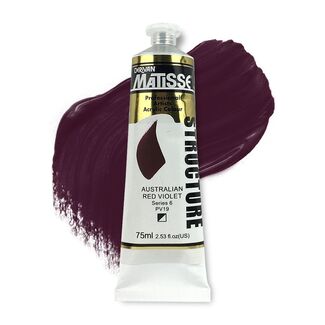Matisse Structure Acrylic 75ml S6 - Australian Red Violet