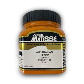 Matisse Structure Acrylic 250ml S3 - Australian Sienna