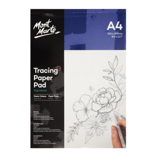 Mont Marte Tracing Paper Pad A4 60gsm 40 Sheet 