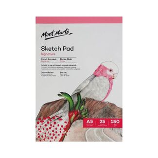 Mont Marte Sketch Pad White Paper A5 150gsm 25 Sheet