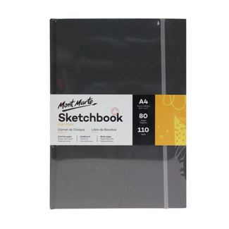 Mont Marte Signature Sketch Book - Hardbound A4 110gsm 80 Sheet