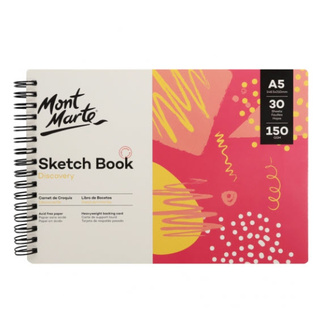 Mont Marte Discovery Sketch Book Spiral Bound A5 150gsm 30 Sheet