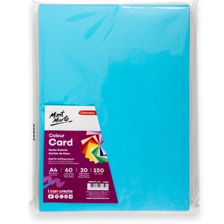Mont Marte Discovery Coloured Card A4 150gsm 60 Sheets