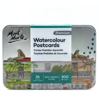 Mont Marte Watercolour Postcards 300gsm 24 Sheets