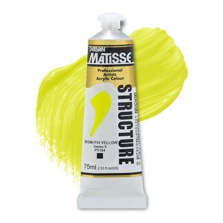 Matisse Structure Acrylic 75ml S5 - Bismuth Yellow