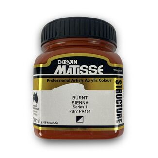 Matisse Structure Acrylic 250ml S1 - Burnt Sienna