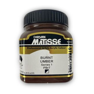 Matisse Structure Acrylic 250ml S1 - Burnt Umber