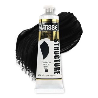 Matisse Structure Acrylic 75ml S1 - Carbon Black