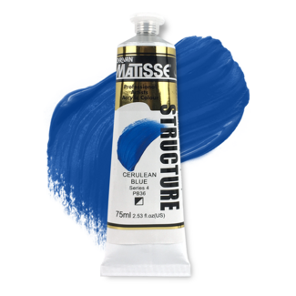 Matisse Structure Acrylic 75ml S4 - Cerulean Blue