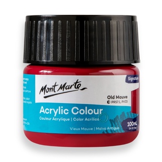 Mont Marte Signature Acrylic Paint 100ml Tub - Old Mauve