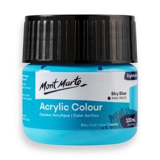 Mont Marte Signature Acrylic Paint 100ml Tub - Sky Blue
