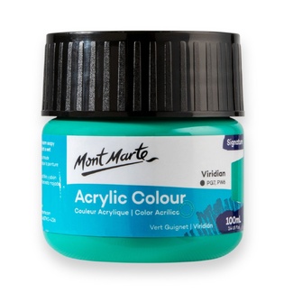 Mont Marte Signature Acrylic Paint 100ml Tub - Viridian