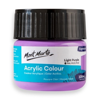 Mont Marte Signature Acrylic Paint 100ml Tub - Light Purple