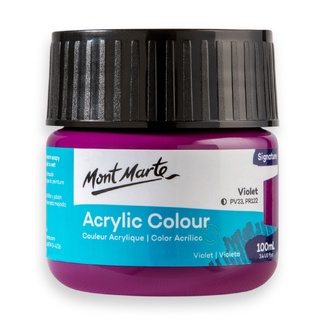 Mont Marte Signature Acrylic Paint 100ml Tub - Violet