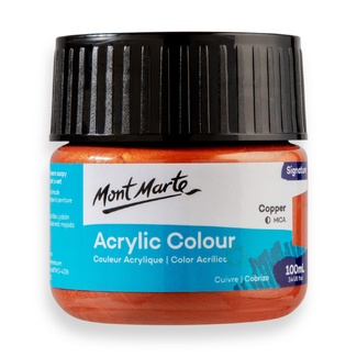 Mont Marte Signature Acrylic Paint 100ml Tub - Copper