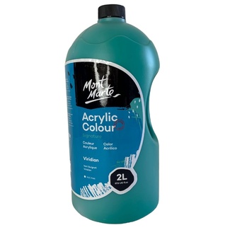 Mont Marte Signature Acrylic Paint Pump Bottle 2L - Viridian