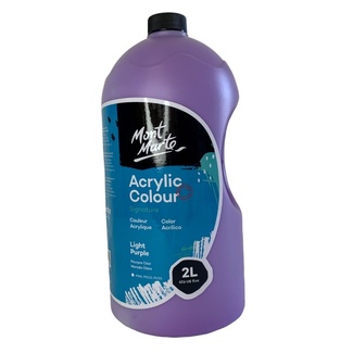 Mont Marte Signature Acrylic Paint Pump Bottle 2L - Light Purple