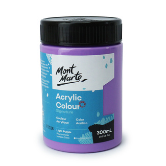 Mont Marte Signature Acrylic Paint 300ml Pot - Light Purple