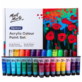Mont Marte Signature Paint Set - Acrylic Paint 48pc x 36ml Tubes