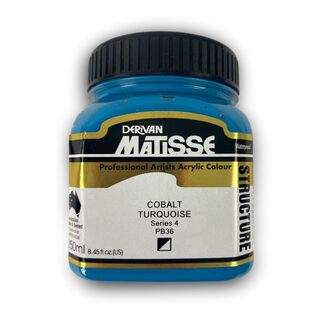 Matisse Structure Acrylic 250ml S4 - Cobalt Turquoise