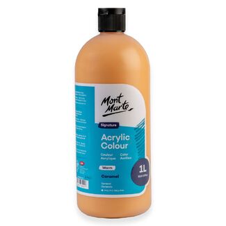 Mont Marte Signature Acrylic Paint Squeeze Bottle 1L - Warm Caramel