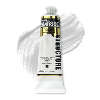 Matisse Structure Acrylic 75ml S4 - Iridescent White