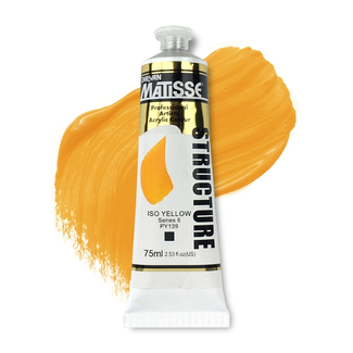 Matisse Structure Acrylic 75ml S6 - Iso Yellow