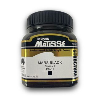 Matisse Structure Acrylic 250ml S1 - Mars Black
