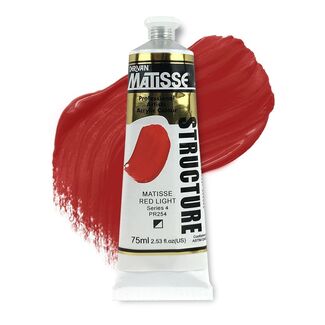 Matisse Structure Acrylic 75ml S4 - Matisse Red Light