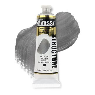Matisse Structure Acrylic 75ml S4 - Metallic Silver