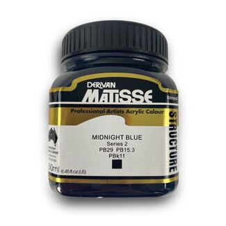 Matisse Structure Acrylic 250ml S2 - Midnight Blue