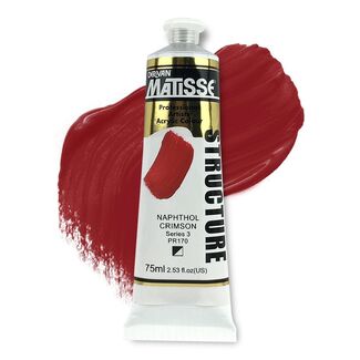 Matisse Structure Acrylic 75ml S3 - Napthol Crimson