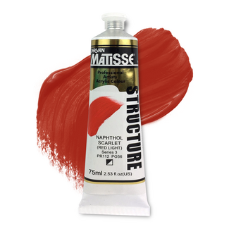 Matisse Structure Acrylic 75ml S3 - Napthol Scarlet