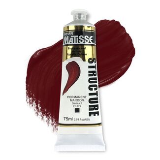 Matisse Structure Acrylic 75ml S6 - Permanent Maroon
