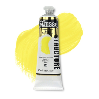 Matisse Structure Acrylic 75ml S2 - Primary Yellow