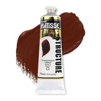 Matisse Structure Acrylic 75ml S3 - Transparent Umber