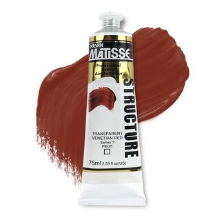 Matisse Structure Acrylic 75ml S3 - Transparent Venetian Red