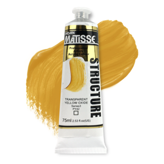 Matisse Structure Acrylic 75ml S3 - Transparent Yellow Oxide