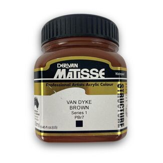 Matisse Structure Acrylic 250ml S1 - Van Dyke Brown