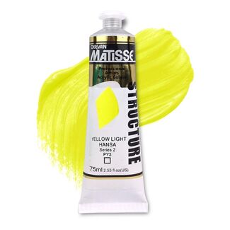 Matisse Structure Acrylic 75ml S2 - Yellow Light Hansa