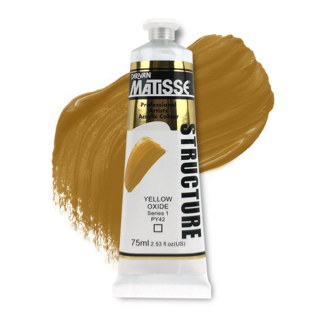 Matisse Structure Acrylic 75ml S1 - Yellow Oxide
